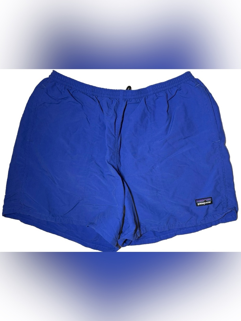 Patagonia Men’s Baggies Shorts Blue Lined Swim Trunks Hiking Size Large L